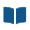 Open blue book icon representing dental education or patient resources